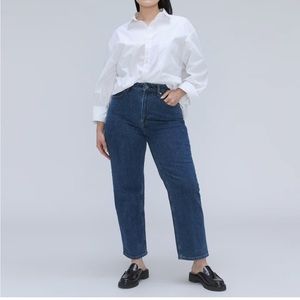 Everlane The Curvy Way High Jean Womens 29 (Measures 28") Vintage Indigo